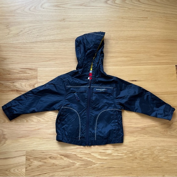 TOMMY HILFIGER TOMMY GIRL NAVY JACKET GIRLS SIZE 4 - Picture 1 of 8